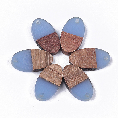 Resin & Walnut Wood Pendants RESI-S358-71A-1