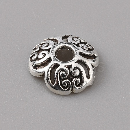 Tibetan Style Alloy Bead Caps FIND-WH0143-60C-1