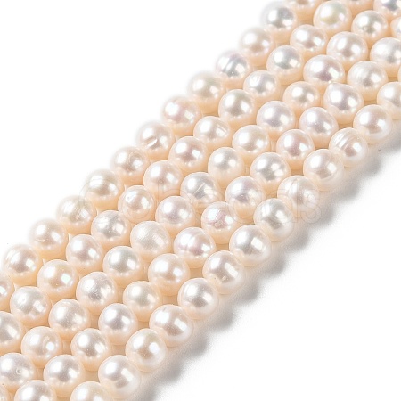 Natural Pearl Beads Strands PEAR-E018-73-1