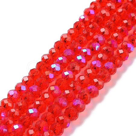 Electroplate Glass Beads Strands EGLA-A034-T2mm-L05-1