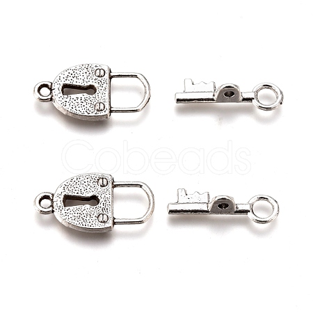 Tibetan Style Alloy Toggle Clasps PALLOY-F277-20AS-RS-1