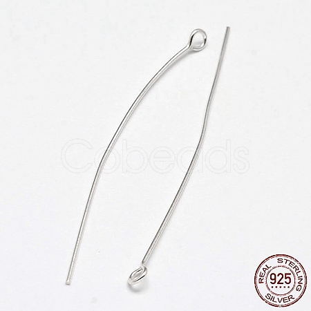 925 Sterling Silver Eye Pins STER-F018-02H-03-1