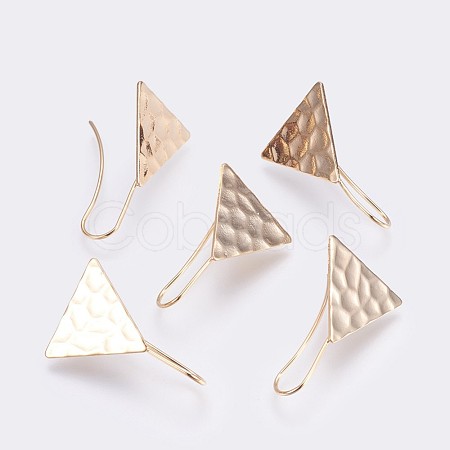 Brass Earring Hooks KK-I622-43G-NF-1