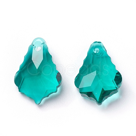 Faceted Glass Pendants X-GLAA-F068-C18-01-1