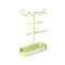 Iron Earrings Storage Rack, Necklaces Display Holder, Jewelry Storage Stands, Gold, 24.6x9.3x32.1cm