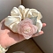 Cloth Hair Ties, Flower, Pink, 90x120mm