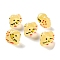 Handmade Lampwork Beads, Elephant, Lemon Chiffon, 11x14x10mm, Hole: 1.4mm