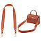 PU Leather Shoulder Bag Straps, with Alloy Swivel Clasps, for Bag Handle Replacement Accessories, Chocolate, 97cm