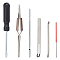 Olycraft Stainless steel tool set, for repairing orchestral instrument tools, Stainless Steel Color, 13.3x0.3x0.2cm