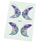 Body Art Tattoos, Temporary Tattoos Paper Stickers, Butterfly, Colorful, 21x15cm