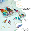 DIY Butterfly Wings Dangle Earring Making Kit DIY-TA0004-45-4