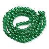 Spray Painted Crackle Glass Beads Strands X-CCG-Q001-8mm-17-01-3