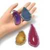 About 100G Natural Agate Pendants G-YW0002-01-4