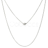 Classic Plain 304 Stainless Steel Mens Womens Cable Chains Necklaces STAS-S029-02-1