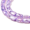 Imitation Jade Glass Beads Strands GLAA-P058-04A-01-3