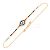 Friendship Eye Loom Pattern Miyuki Seed Beads Bracelets for Women BJEW-C011-09-4