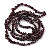 Natural Garnet Beads Strands G-G0003-B25-3
