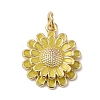 Rack Plating Brass Enamel Pendants KK-B092-28G-2