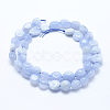 Natural Blue Lace Agate Beads Strands G-E483-62B-2