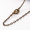 Brass Cable Chain Necklaces NJEW-JN01537-05-2