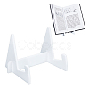 Assembled Tabletop Acrylic Bookshelf Stand AJEW-WH0329-04B-1