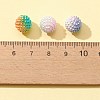 50Pcs 5 Colors Imitation Pearl Acrylic Beads OACR-FS0001-18-2