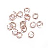 304 Stainless Steel Jump Rings X-STAS-O107-06RG-A-1