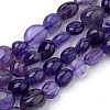 Natural Amethyst Beads Strands X-G-Q952-02-6x8-1