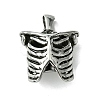 304 Stainless Steel Pendants STAS-C099-06AS-1