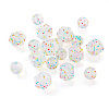 20Pcs 2 Styles Silicone Beads SIL-TA0001-23-3