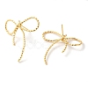 Brass Stud Earrings for Women EJEW-F334-03G-02-2