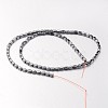 Non-magnetic Synthetic Hematite Bead Strands G-F300-40B-09-2