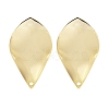 Brass Stud Earrings Findings EJEW-B063-02G-02-1