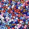 Opaque & Transparent Inside Colours Glass Seed Beads SEED-A030-10C-2