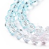 Transparent Glass Beads Strands GLAA-L045-02A-02-4