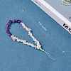 Natural Gemstone Chips Cell Phone Lanyard Wrist Strap HJEW-SW00018-05-2
