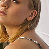 Kissitty 9Pair 9 Style Star & V-shape Brass Stud Earrings EJEW-KS0001-01-6