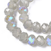 Electroplate Glass Beads Strands EGLA-A034-J8mm-L09-2