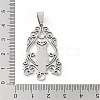 201 Stainless Steel Pendants STAS-A090-12P-3