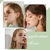 40 Sets 2 Style Tiny Resin Flower & Clover Stud Earrings with Ear Nut for Women EJEW-NB0001-08-7