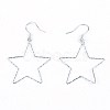 925 Sterling Silver Dangle Earrings EJEW-BB46918-A-1