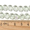 Baking Paint Transparent Glass Beads Strands DGLA-A08-T8mm-KD02-4