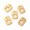 201 Stainless Steel Charms STAS-E188-01G-2