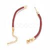 Unisex Cotton String Cord Bracelets BJEW-I284-02-5