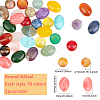 HOBBIESAY 40Pcs 20 Styles Mixed Gemstone Cabochons G-HY0001-54-2