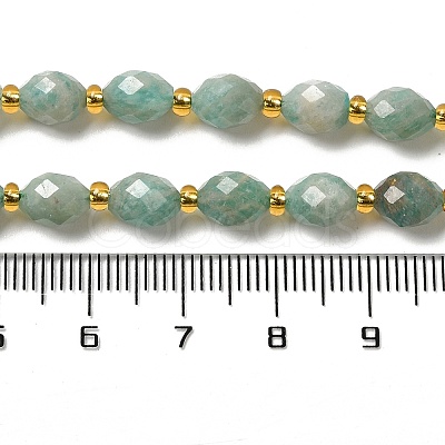 Natural Amazonite Beads Strands G-H297-C07-01-1