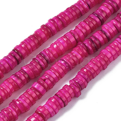 Natural Freshwater Shell Beads Strands SHEL-S278-025F-1