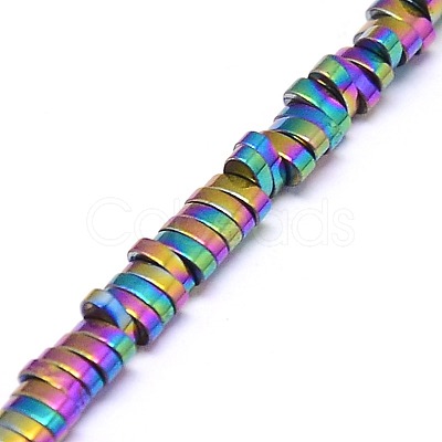 Electroplate Non-magnetic Synthetic Hematite Beads Strands G-I094-06-1