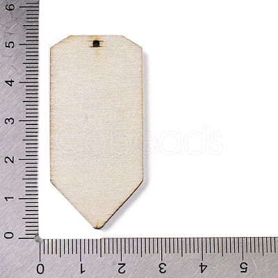 Printed Wood Pendants FIND-H003-02A-1