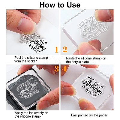 PVC Plastic Stamps DIY-WH0167-56H-1